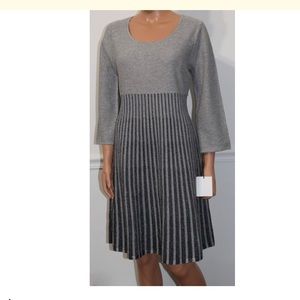 Calvin Klein Silver Sweater Dress SZ L NWOT